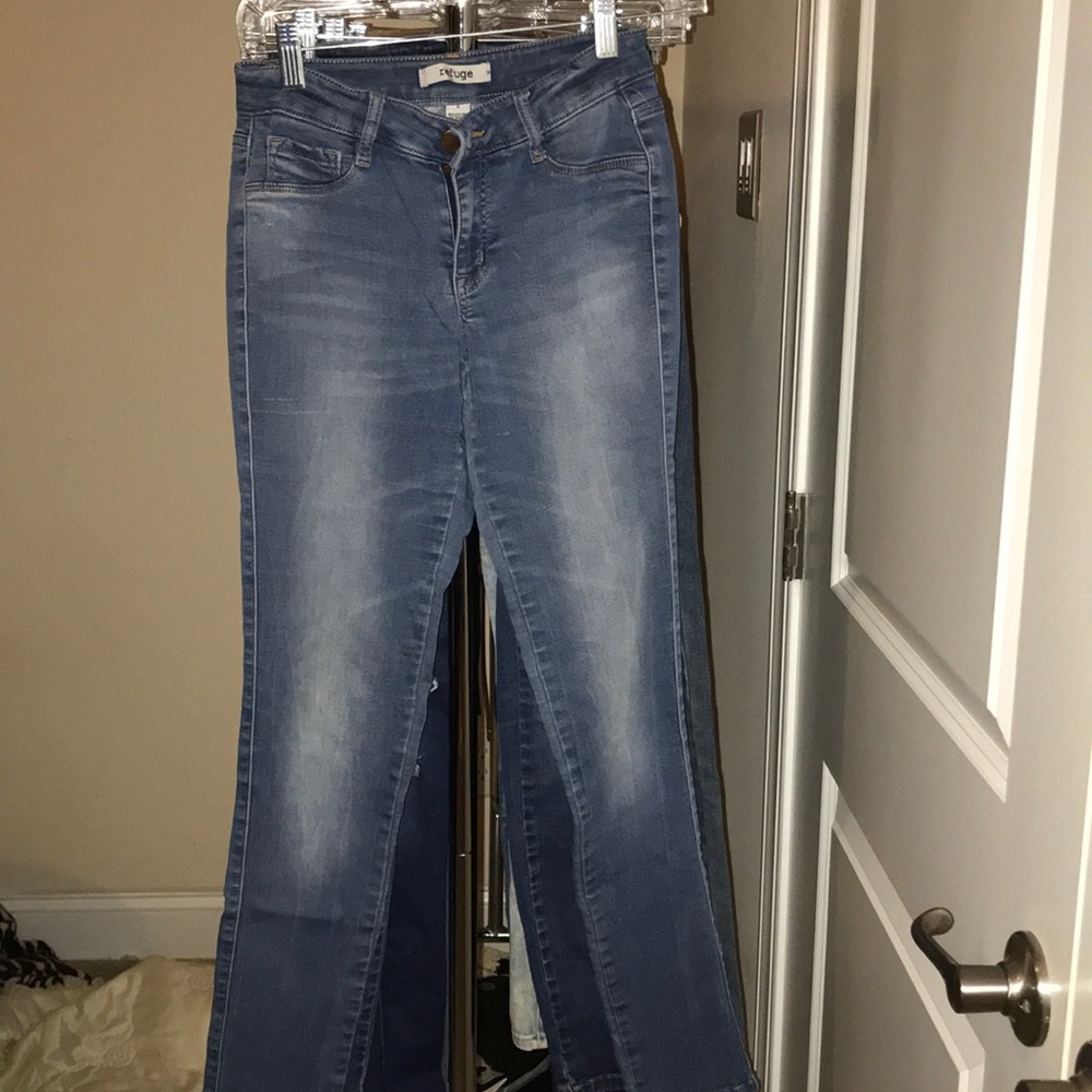 Refuge Size Zero Jeans in Blue Skinny